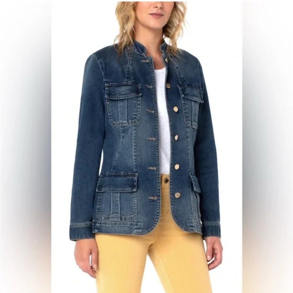 Liverpool Denim Los Angeles Patch Pocket Jacket - Like New! - XS